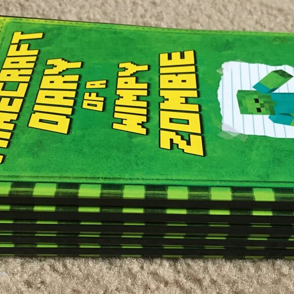 New Minecraft Diary of a Wimpy Zombie Books #1 -5 Kids 8-12 Years - Picture 3 of 3